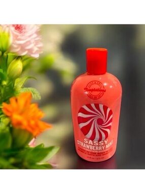 Rare Temptations Sassy Strawberry Mint 3 in 1 Body Wash, Bubble Bath and Shampoo